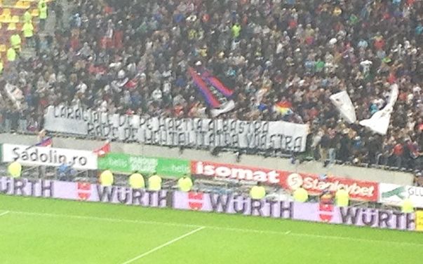 Cornel Ilie, la meciul Steaua - Dinamo