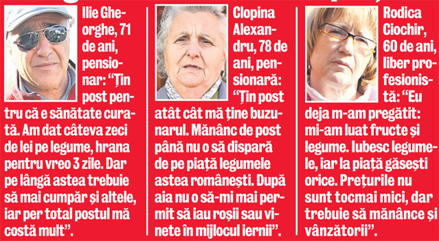 Cartoful ne scumpeşte iar postul