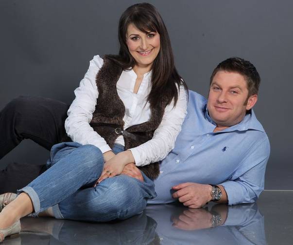 Pavel Bartos și sotia sa, Anca