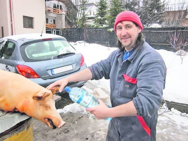 Frecat cu mălai și spălat cu agheasmă