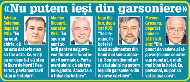 În timp ce aleşii se plâng că nu le-ar ajunge 3.500 de lei lunar pentru chirie... piaţa geme de locuinţe luxoase, sub 800 €/lună