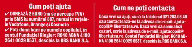 RINGIER ajută copiii | Putem s-o salvăm pe Cosmina!