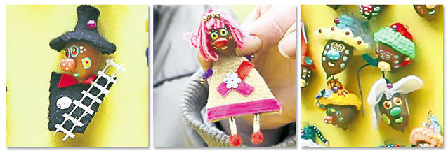 «Facem mărţişoare din ghinde» | O mamă şi fiul ei muncesc cinci luni ca să vândă produse inedite de 1 Martie