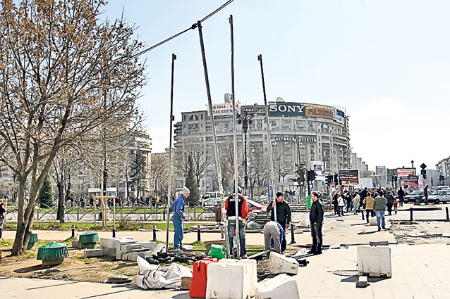 Iarnă grea... în martie!