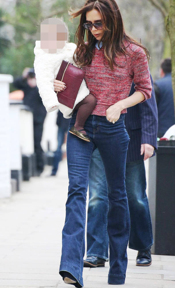 Victoria Beckham a ajuns PIELE și OS | FOTO