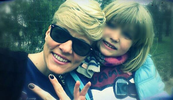 Dana Nălbaru și fiica sa