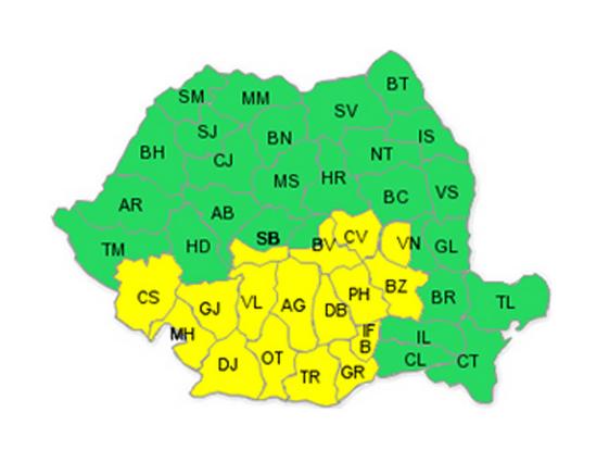 PRIMĂVARA e doar în CALENDAR! COD PORTOCALIU de ninsoare şi viscol în Bucureşti şi mai multe judeţe. HARTA zonelor afectate