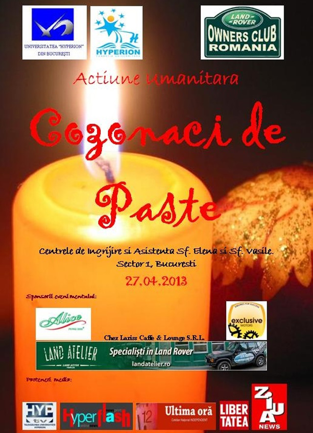 Studenţii de la Universitatea Hyperion dau cozonaci gratis