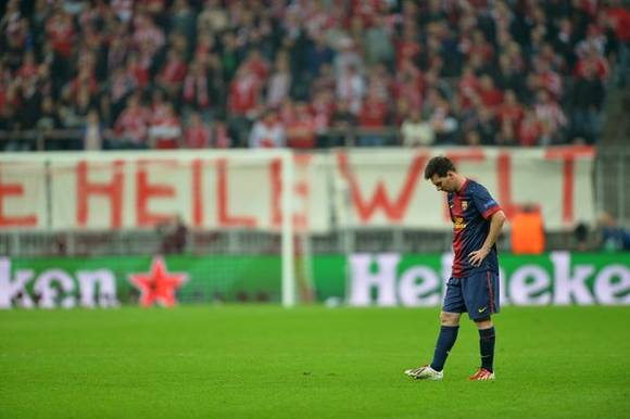 "Extratereştrii", aduşi cu picioarele pe pământ! Barcelona, UMILITĂ pe Allianz Arena, scor 4-0 | FOTO
