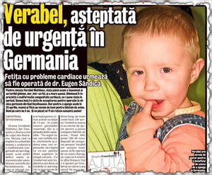 «Ajută copiii!» împlineşte un an! Campania a mediatizat 70 de cazuri, oferind un ajutor total de 165.000 de lei