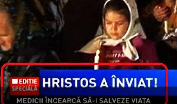 CEA MAI NEINSPIRATĂ COMBINAŢIE DE TITLURI a unei televiziuni ROMÂNEŞTI, în NOAPTEA DE ÎNVIERE!