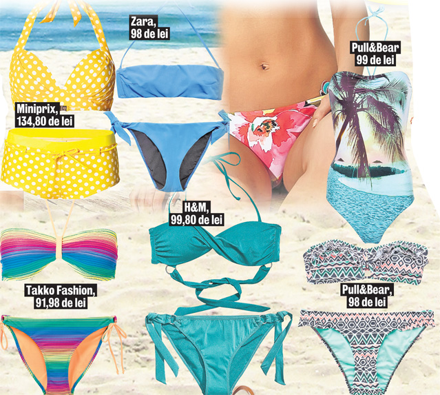 Vara asta se poartă costumele de baie «turbate» și înflorate