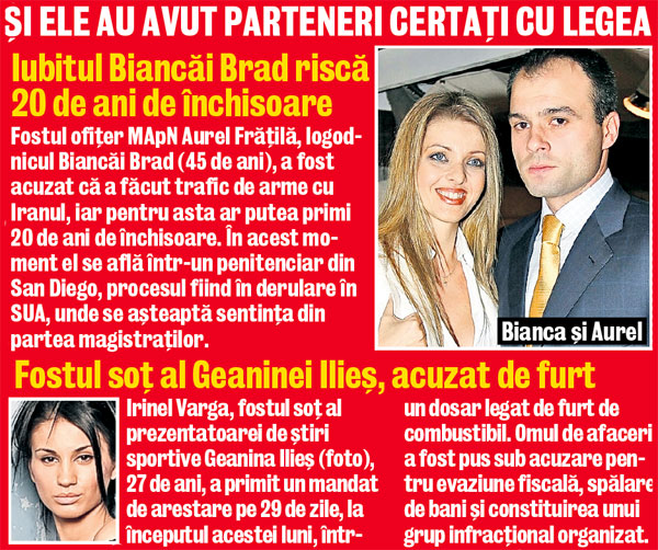 Maria Marinescu are interzis să ia legătura cu partenerul ei, aflat în arest în Franţa