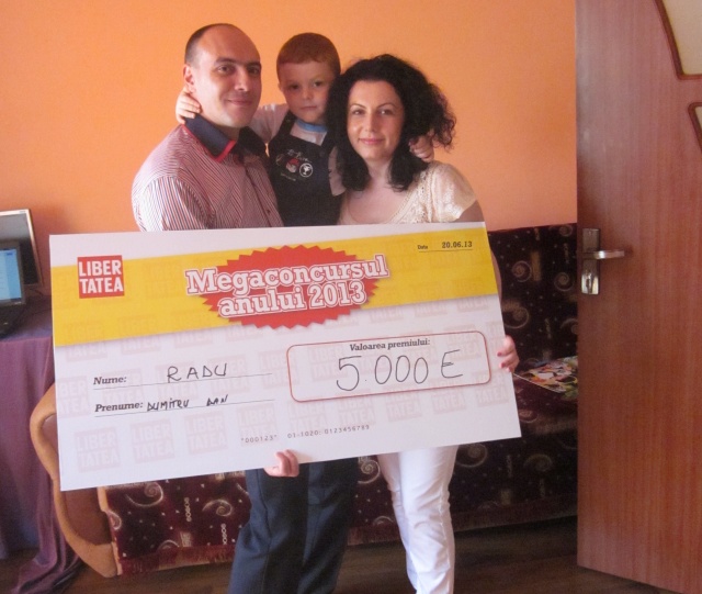EL E MARELE NOROCOS AL CONCURSULUI LIBERTATEA! Dan Dumitru Radu a câştigat 5.000 de euro