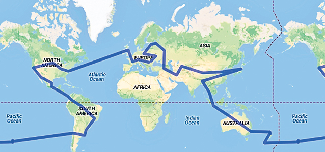 Doi români vor călători în jurul lumii