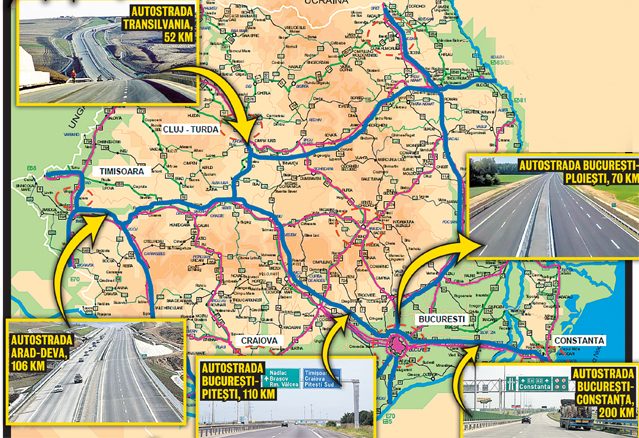 Suntem de râsul Europei. Construim autostrăzi în ritm de melc
