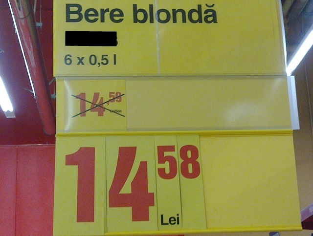 SUPER-REDUCERI într-un hypermarket! Vezi CÂT COSTĂ BEREA!