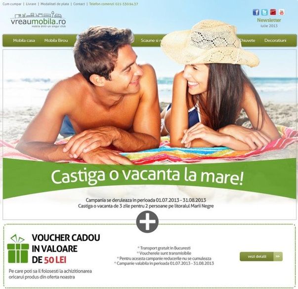 (P) Mobilă la preţuri mici pe durata verii