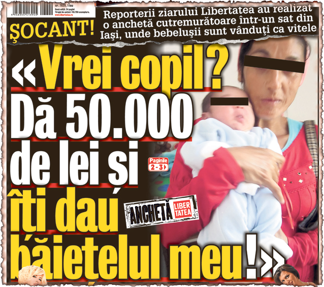 DEZVĂLUIRI LIBERTATEA | O marfă! Asta e pentru mama lui acest bebeluș
