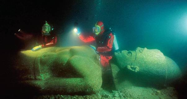 Cetăţi celebre, ascunse de apele oceanelor