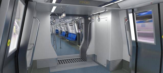 Cum vor arăta noile trenuri de metrou din Bucureşti - FOTO