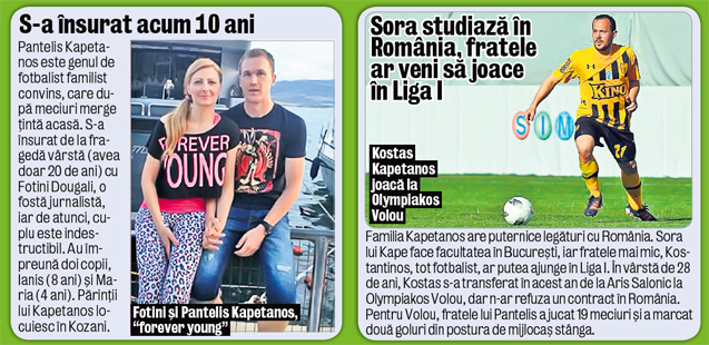 Pantelis Kapetanos a fost impresionat de primirea călduroasă de care a avut parte în Ghencea: "Pentru fani şi familie!"