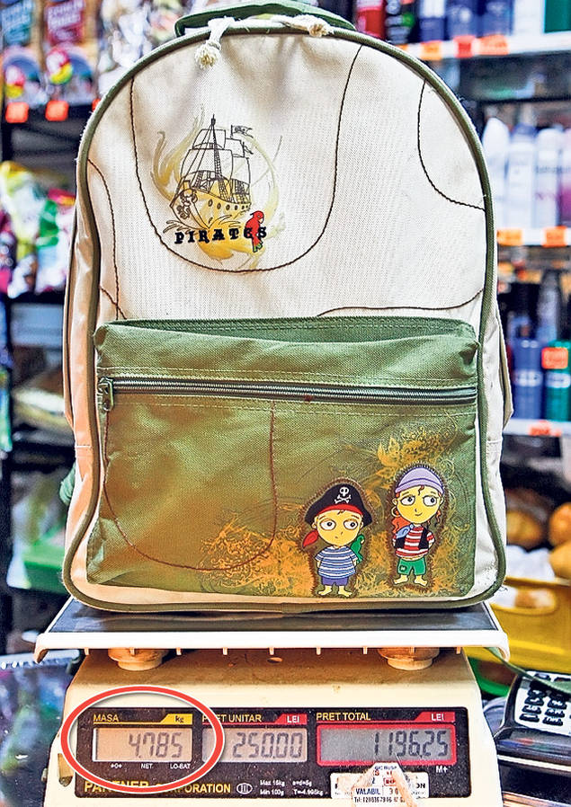 Medicii avertizează: ghiozdanul prea greu afectează coloana copilului!