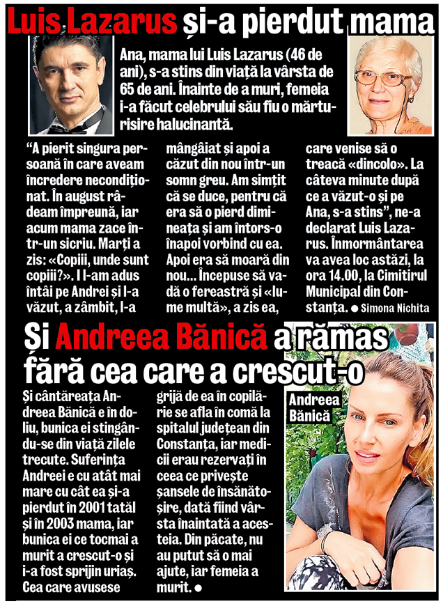 Smiley, îmbărbătat tot timpul de fratele său la înmormântarea bunicii lor