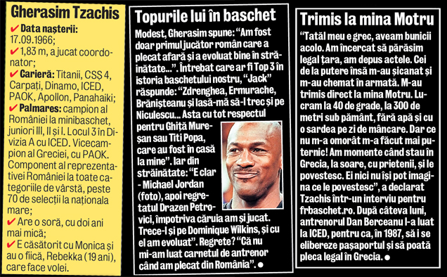 INTERVIU | Gherasim Tzachis: «România m-a crescut, Grecia mi-a dat să mănânc!»