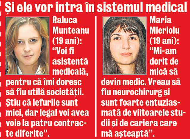 Universităţile şi-au deschis ieri porţile. «Bobocii» de la Medicină au gânduri mari: "Vreau în America. Un doctor câştigă 600.000 $/an"