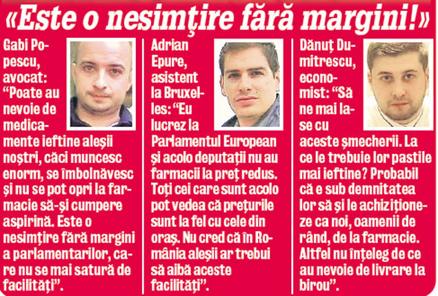 Medicamente ieftine livrate "la botul calului" pentru aleșii neamului! Parlamentarii își trag "casă de comenzi" pentru pastile!