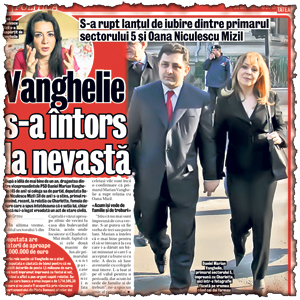 Cu una acasă, cu alta la botez! Marian Vanghelie a venit la petrecere cu Oana Mizil, nicidecum cu soţia lui, Charlotte