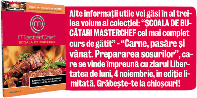 Libertatea te învaţă cum alegi şi cum găteşti carnea de viţel