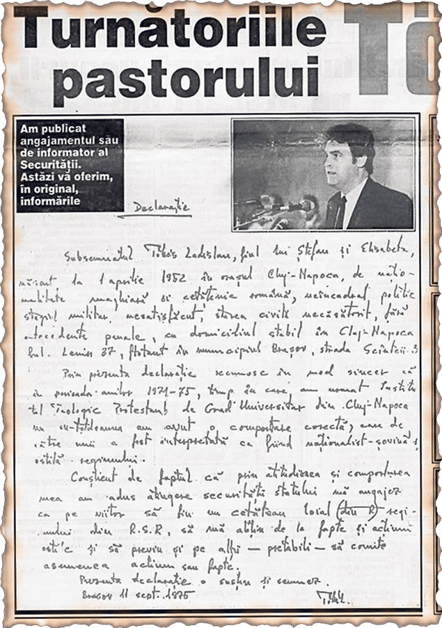 DOCUMENTE EXCLUSIVE LIBERTATEA | Laszlo Tökés şi fosta nevastă, ÎN RĂZBOI PENTRU AVERE