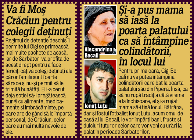 Lui Gigi îi stă gândul la petreceri. Diana Bişinicu, 10.000 de euro ca să-i cânte lui Becali după gratii