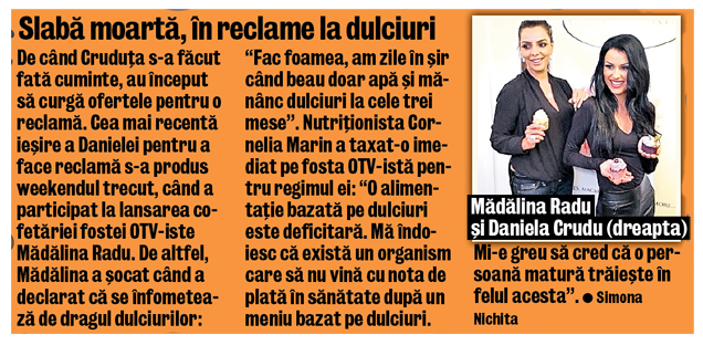 Cruduţa face cumpărături pentru tot neamul!