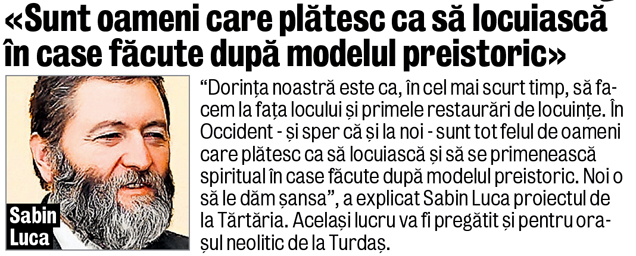 Vom dormi în cele mai vechi oraşe din lume! Arheologii de la Sibiu vor să atragă turiştii cu ARHEOPARCURI