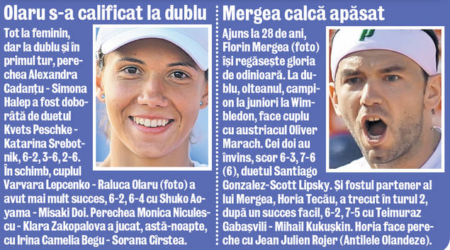 La Australian Open, Monica Niculescu, antrenată de Călin Ciorbagiu, a acces în turul III, după o victorie la Sabine Lisicki