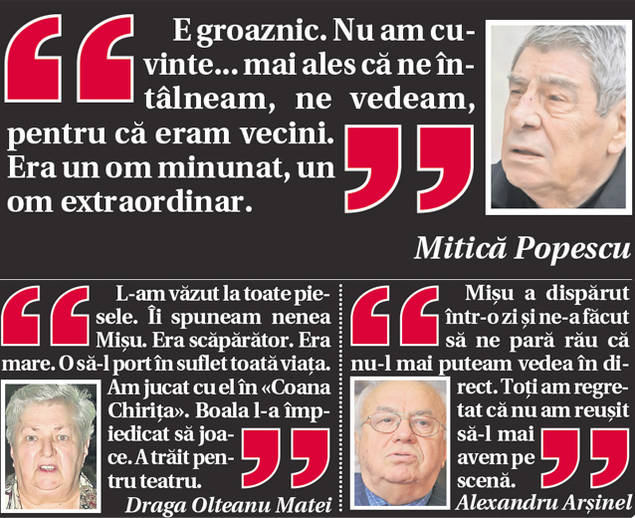 Mihai Fotino s-a stins cu oful că era copil din flori