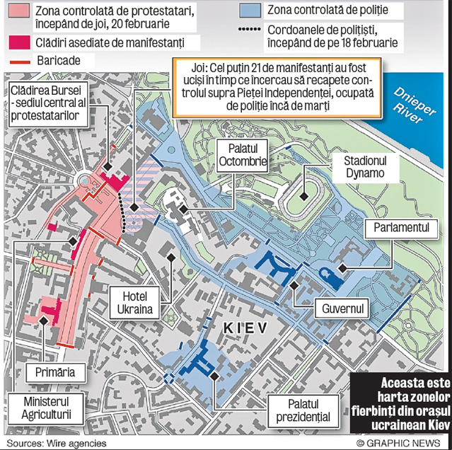 Protestatarii AU PRELUAT CONTROLUL la KIEV! LIVE VIDEO