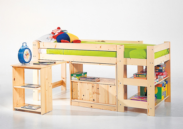 Doi copii, un singur dormitor? Soluția: paturi suprapuse