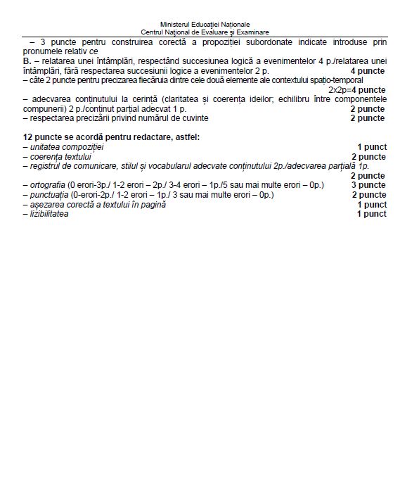 SIMULARE EXAMENE NAŢIONALE 2014. Iată SUBIECTELE la Limba română şi BAREMUL DE CORECTARE