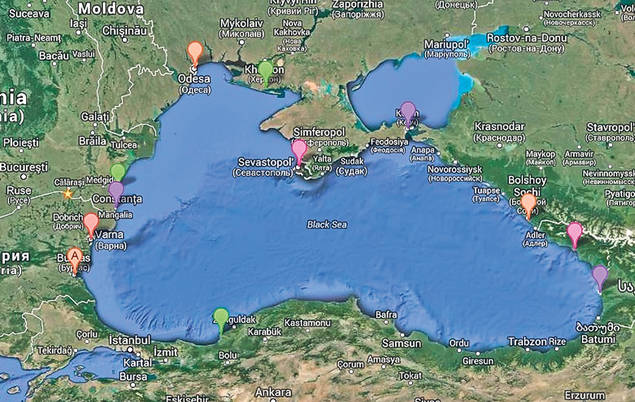 Marea Neagră, plină de nave militare