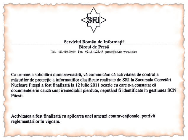Din România s-a FURAT REŢETA combustibililor nucleari