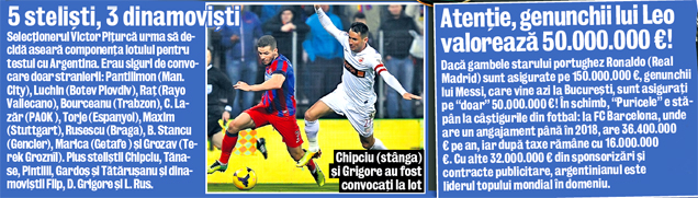 Săptămâna PATIMILOR! Argentina vine azi, mâine aflăm verdictul în «Dosarul transferurilor», miercuri se ştie noul şef al FRF şi are loc amicalul tricolorilor cu Messi