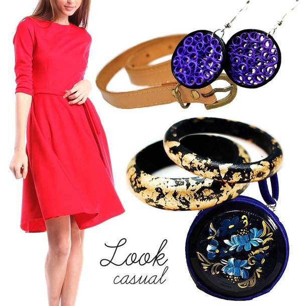 Cum transformăm o rochie roşie în două ţinute diferite