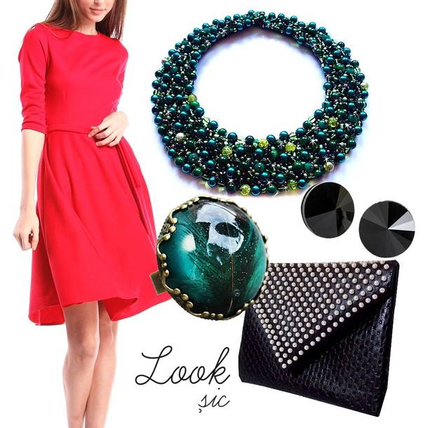 Cum transformăm o rochie roşie în două ţinute diferite