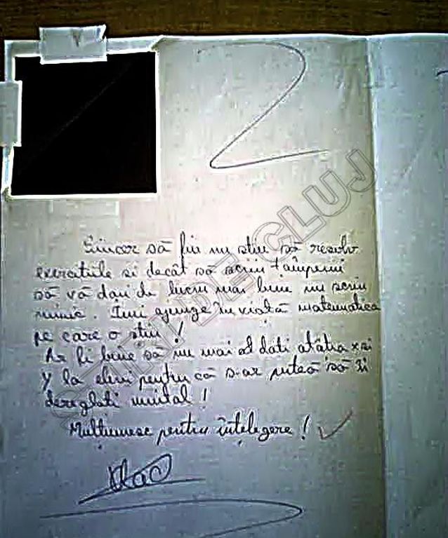 Culmea tupeului la simularea de la BAC! «Sincer să fiu nu ştiu să rezolv exerciţiile...». Vezi ce a scris un elev din Cluj