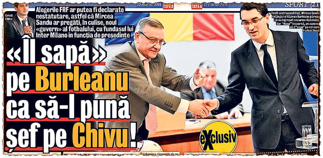 LIBERTATEA A AVUT DREPTATE! Alegerile pentru şefia FRF au fost contestate!