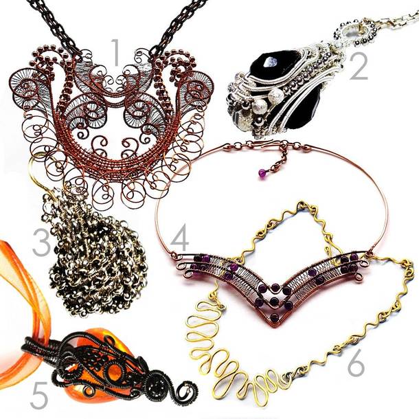 Bijuterii spectaculoase în tehnica Wirework